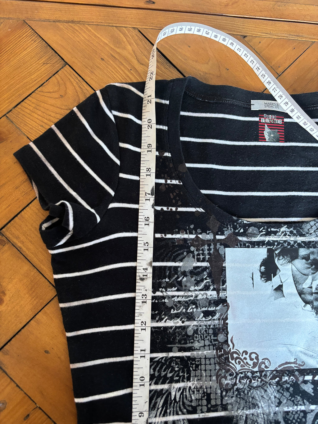 Hannibalnbc inspired will graham navy and white striped lady’s top