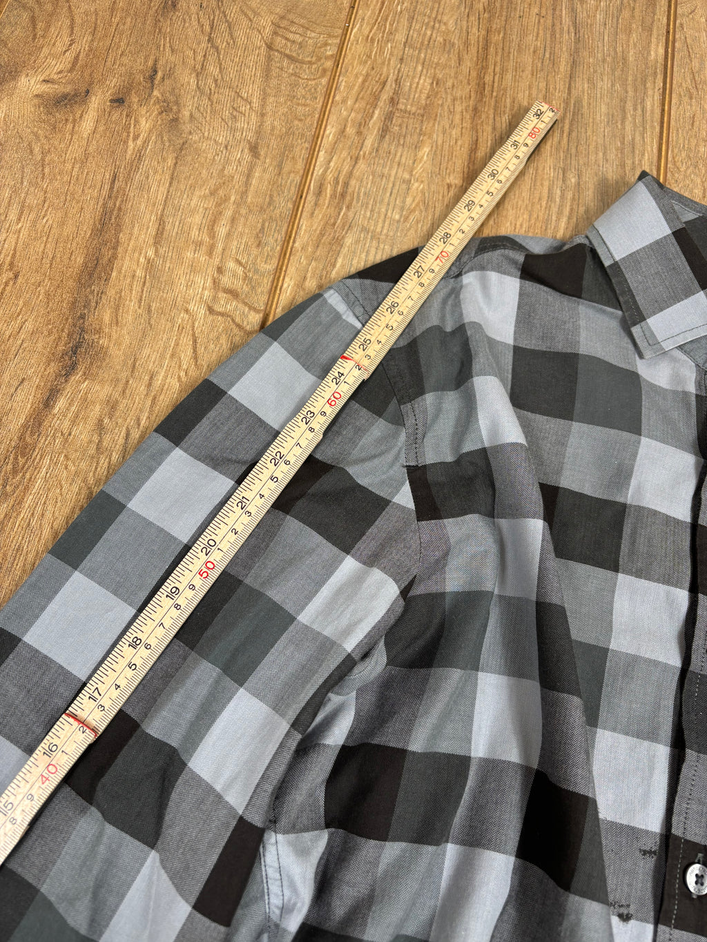 Supernatural Plaid upcycled shirt