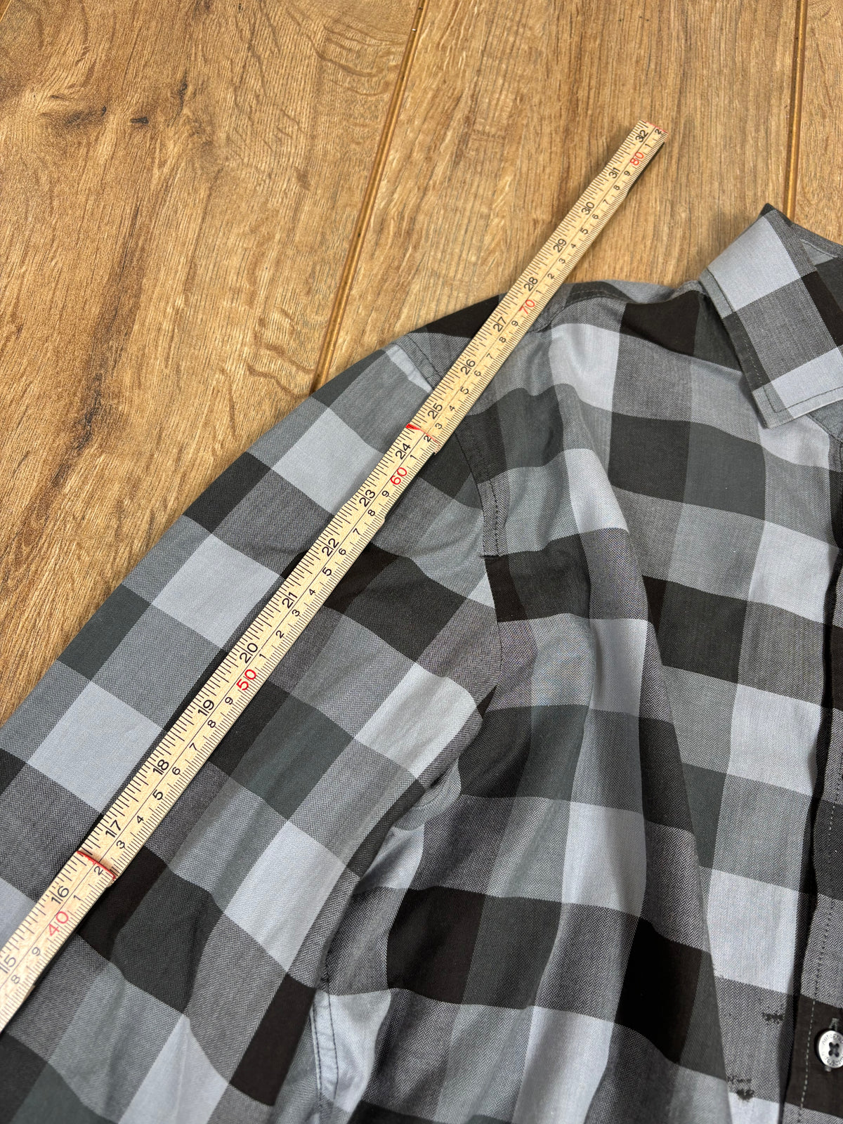 Supernatural Plaid upcycled shirt