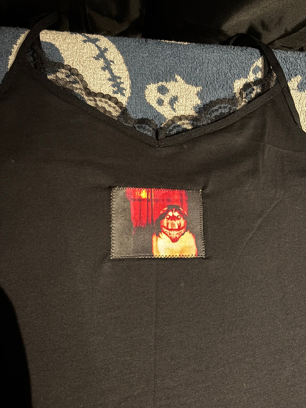 Smile dog creepypasta cami with lace