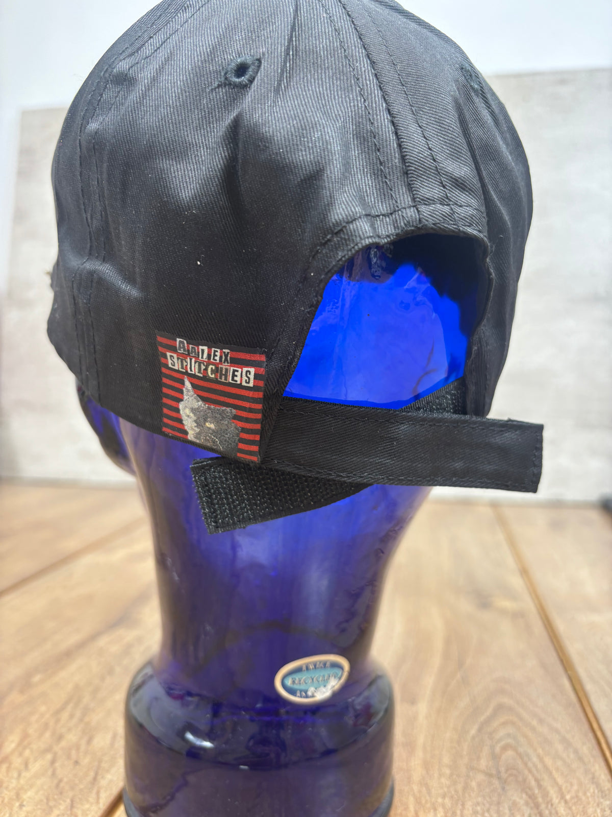 Slenderman handmade alternative adjustable cap one of a kind