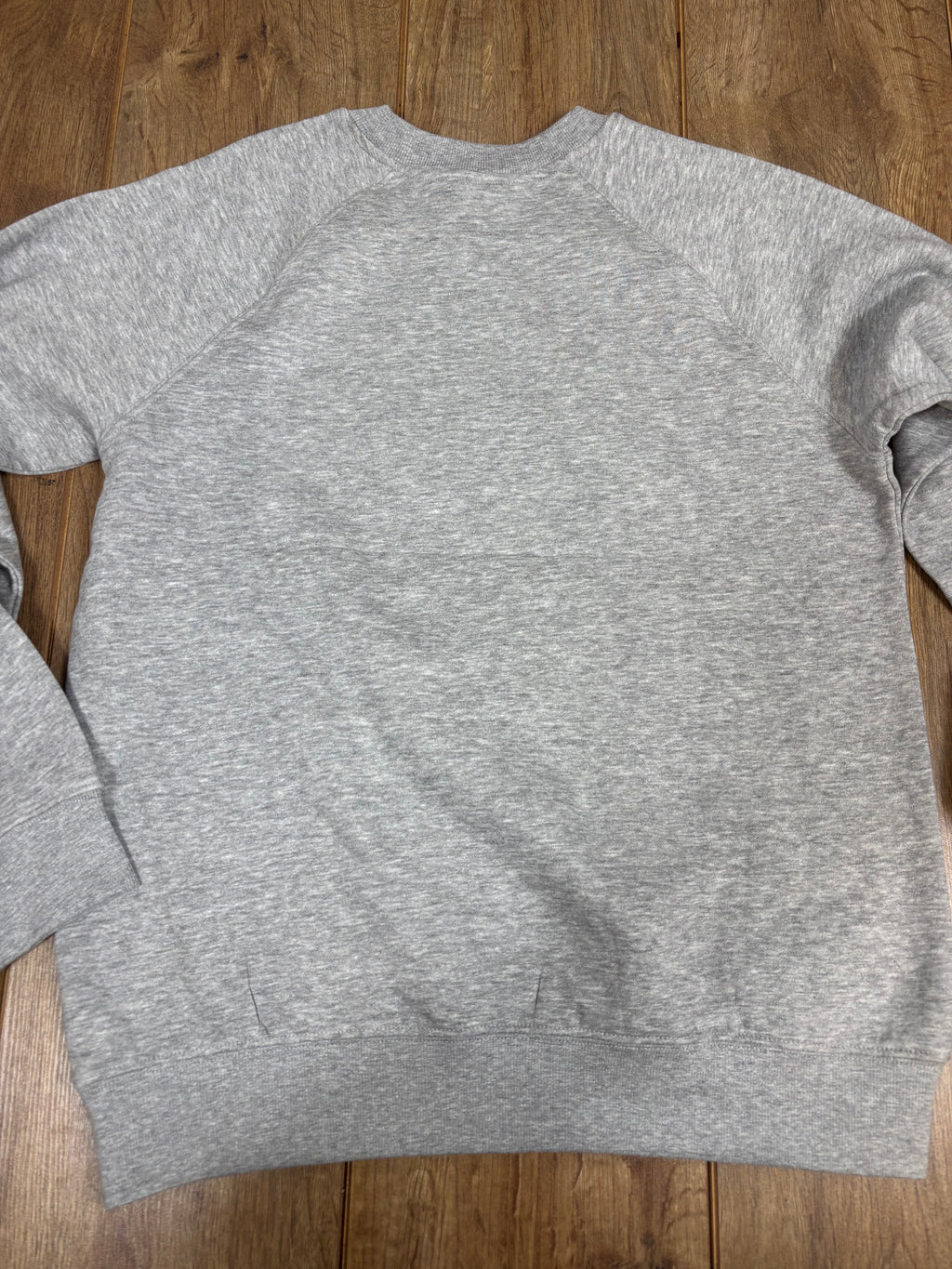 Upcycled gray jumper wendigo cryptid horror