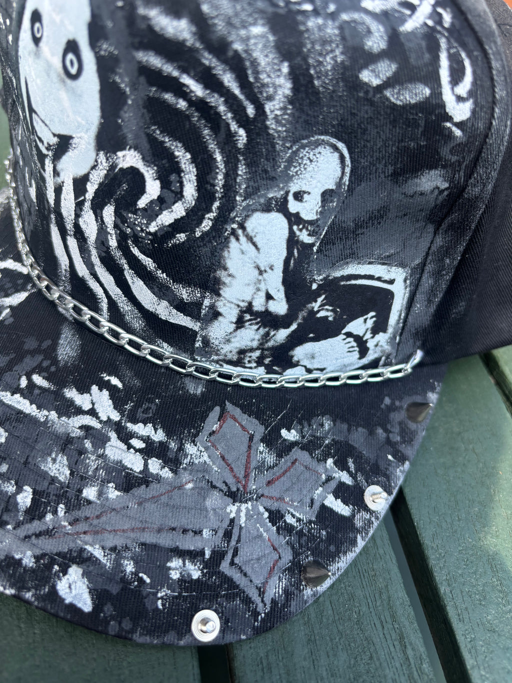Creepypasta jeffthekiller and Russian sleep experiment hat