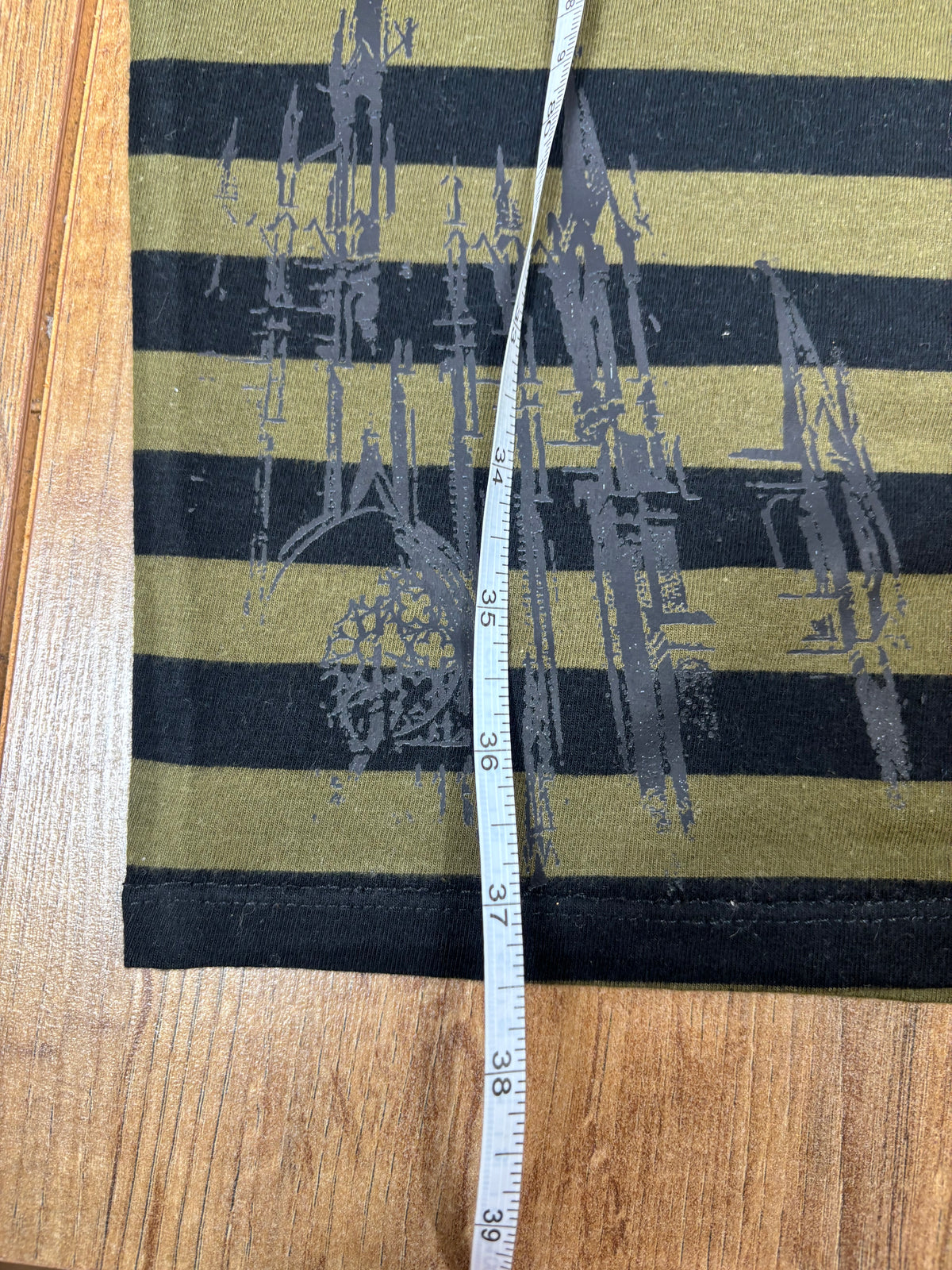 My chemical romance green and black striped long sleeve maxi stretchy dress