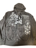My Chemical Romance Upcycled Gray Zip Up Hoodie