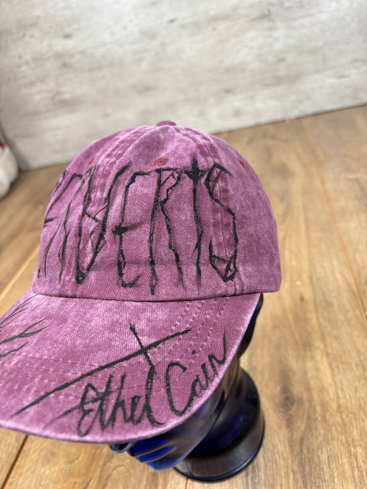 Ethel Cain Inspired Purple Washed Cap