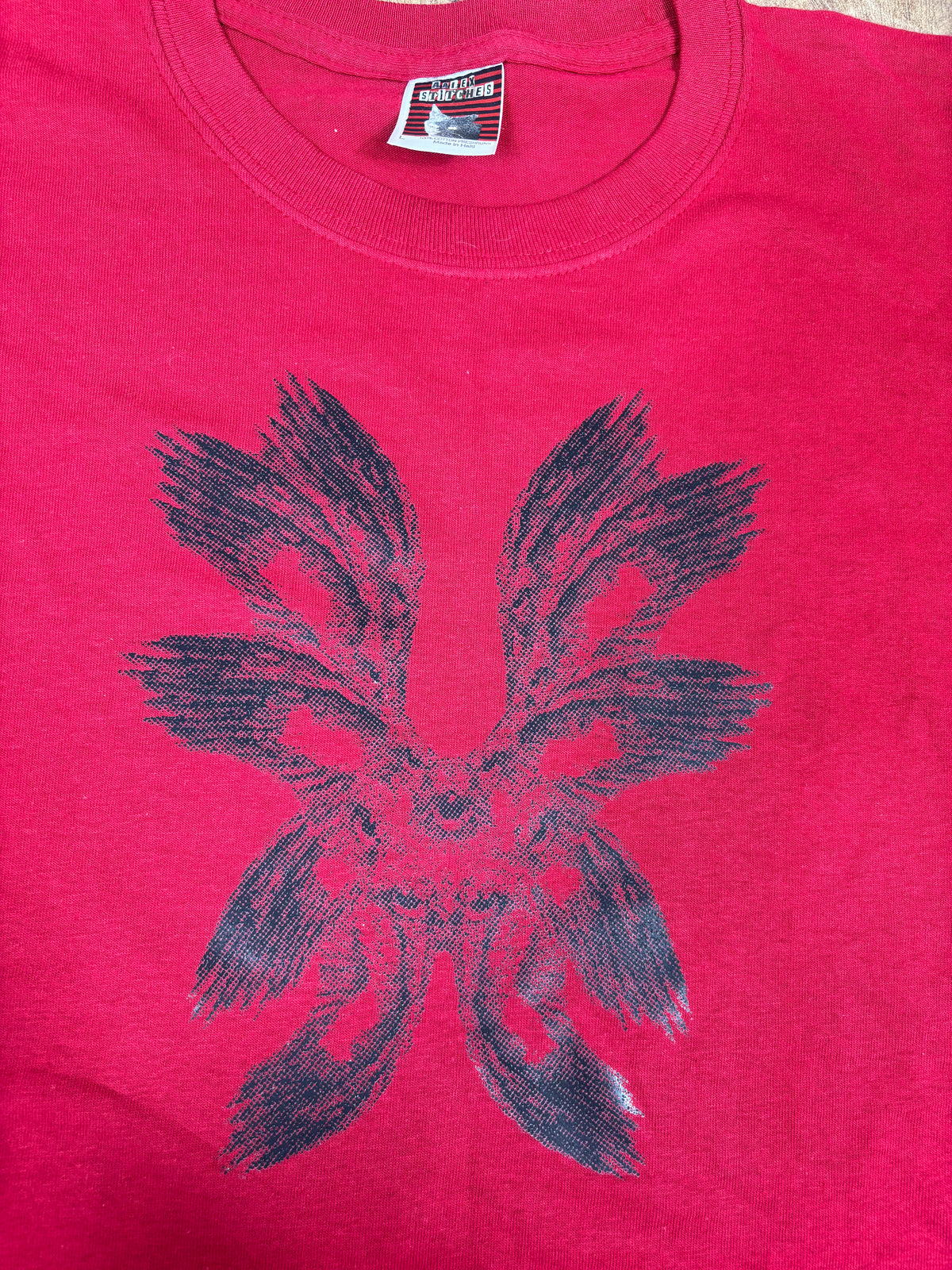 Red angel seraphim print tshirt