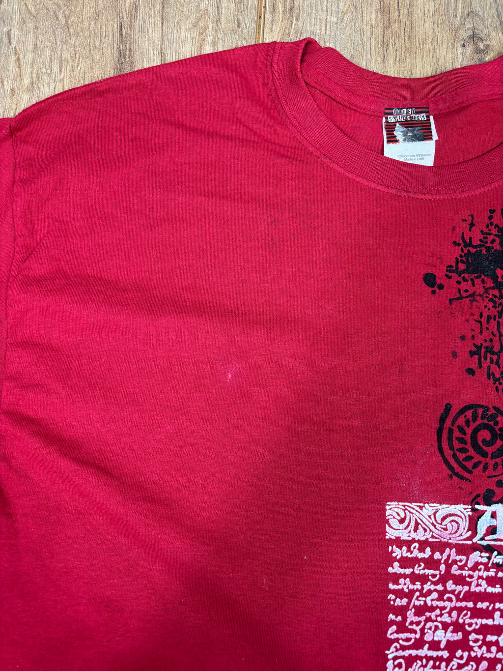 Red My Chemical Romance upcycled tshirt