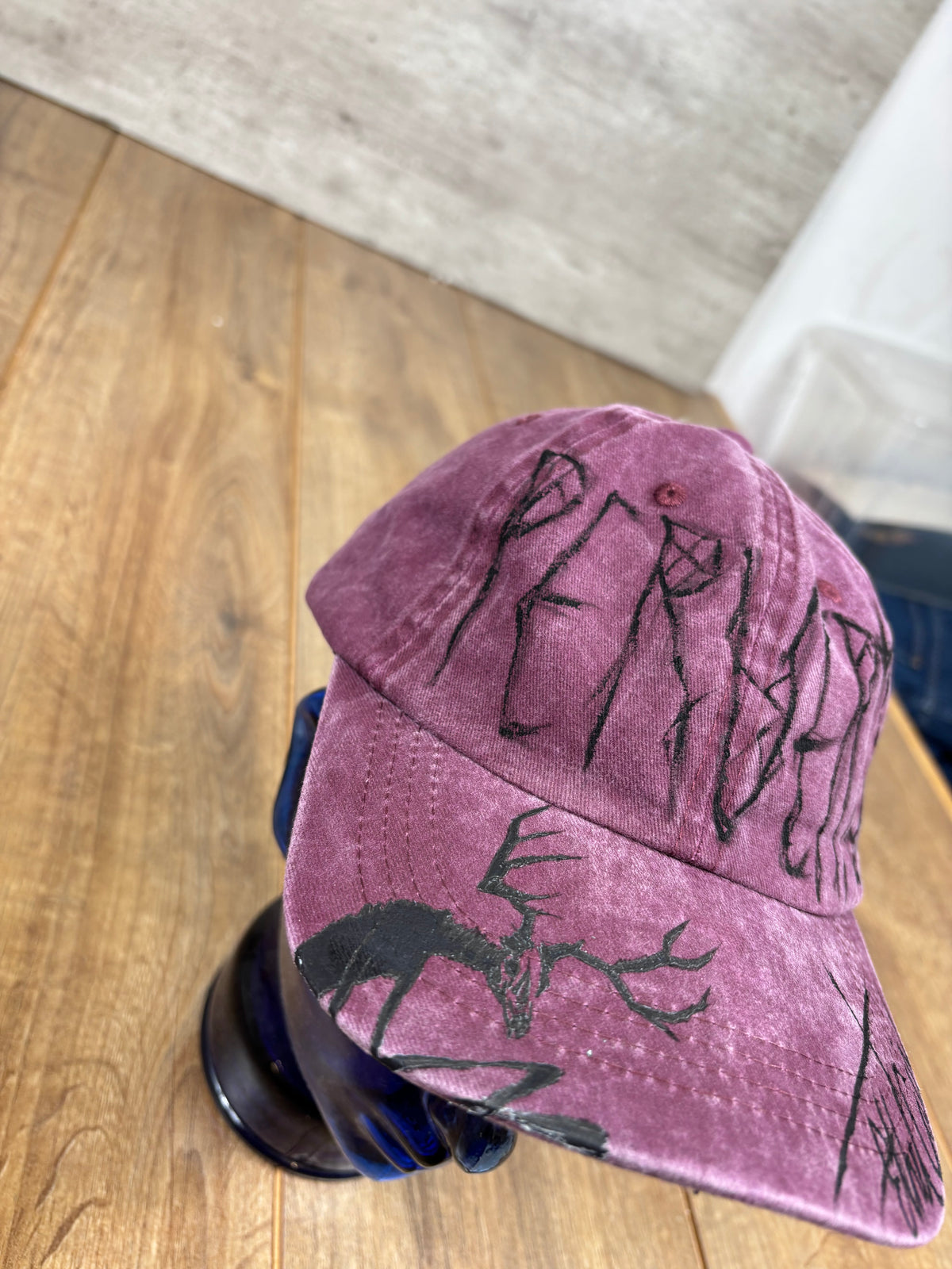 Ethel Cain Inspired Purple Washed Cap