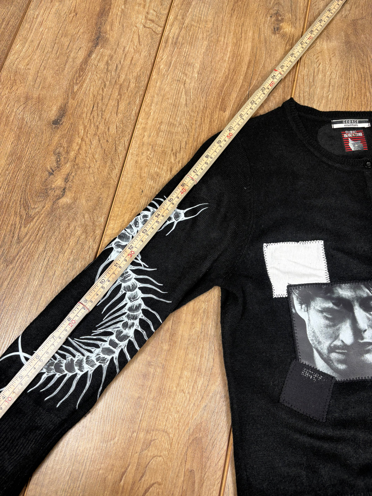 Upcycled Hannibal inspired patchwork cardigan