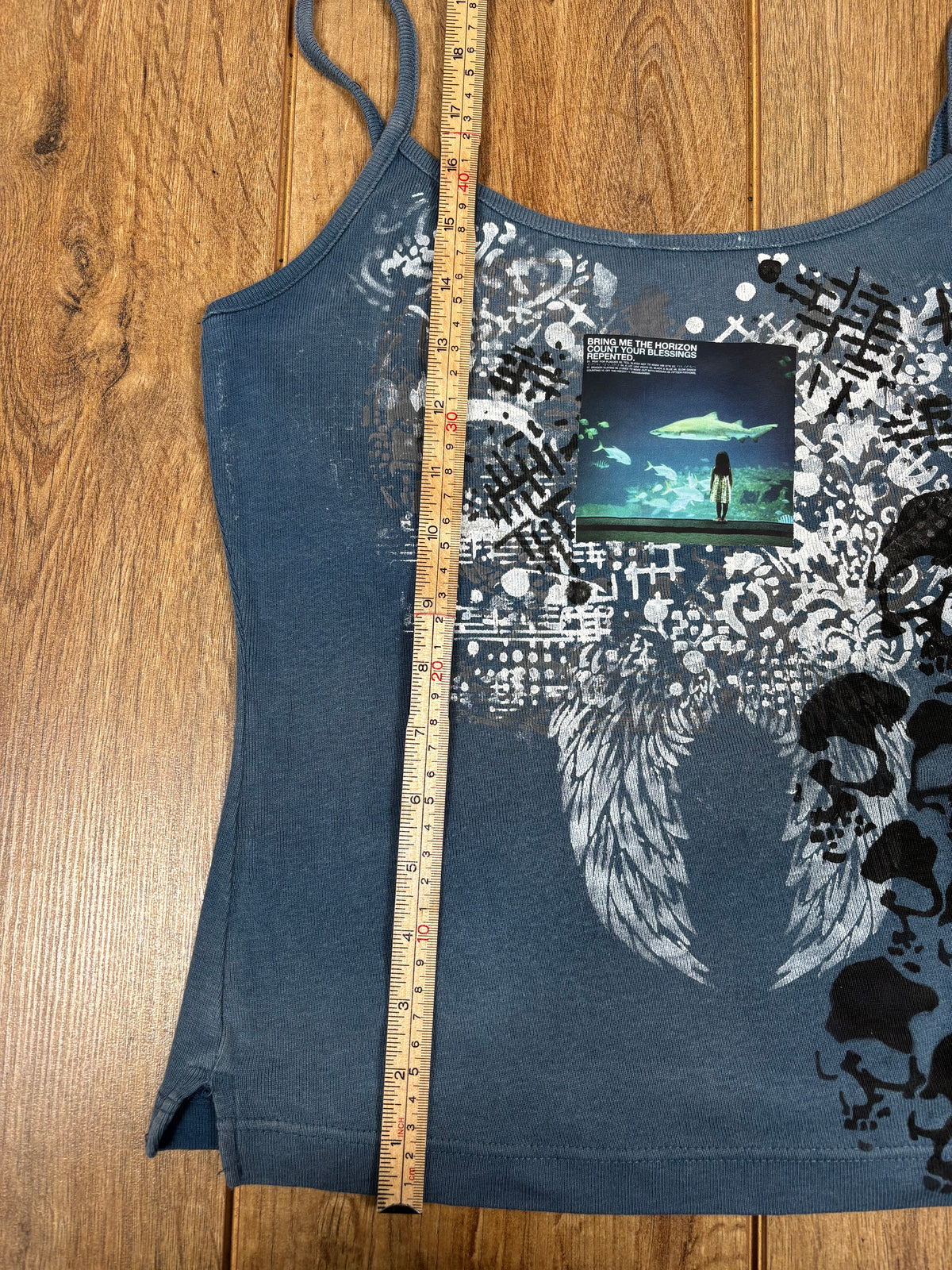 Bring Me The Horizon Count Your Blessings tank top upcycled