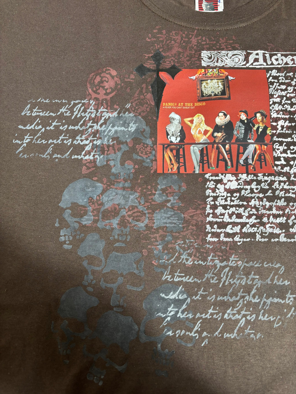 Panic At The Disco Brown Short Sleeve T-Shirt