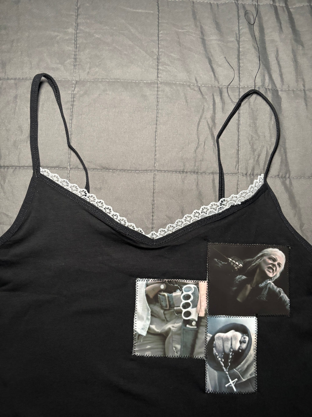 Carol TWD cami laced tank top