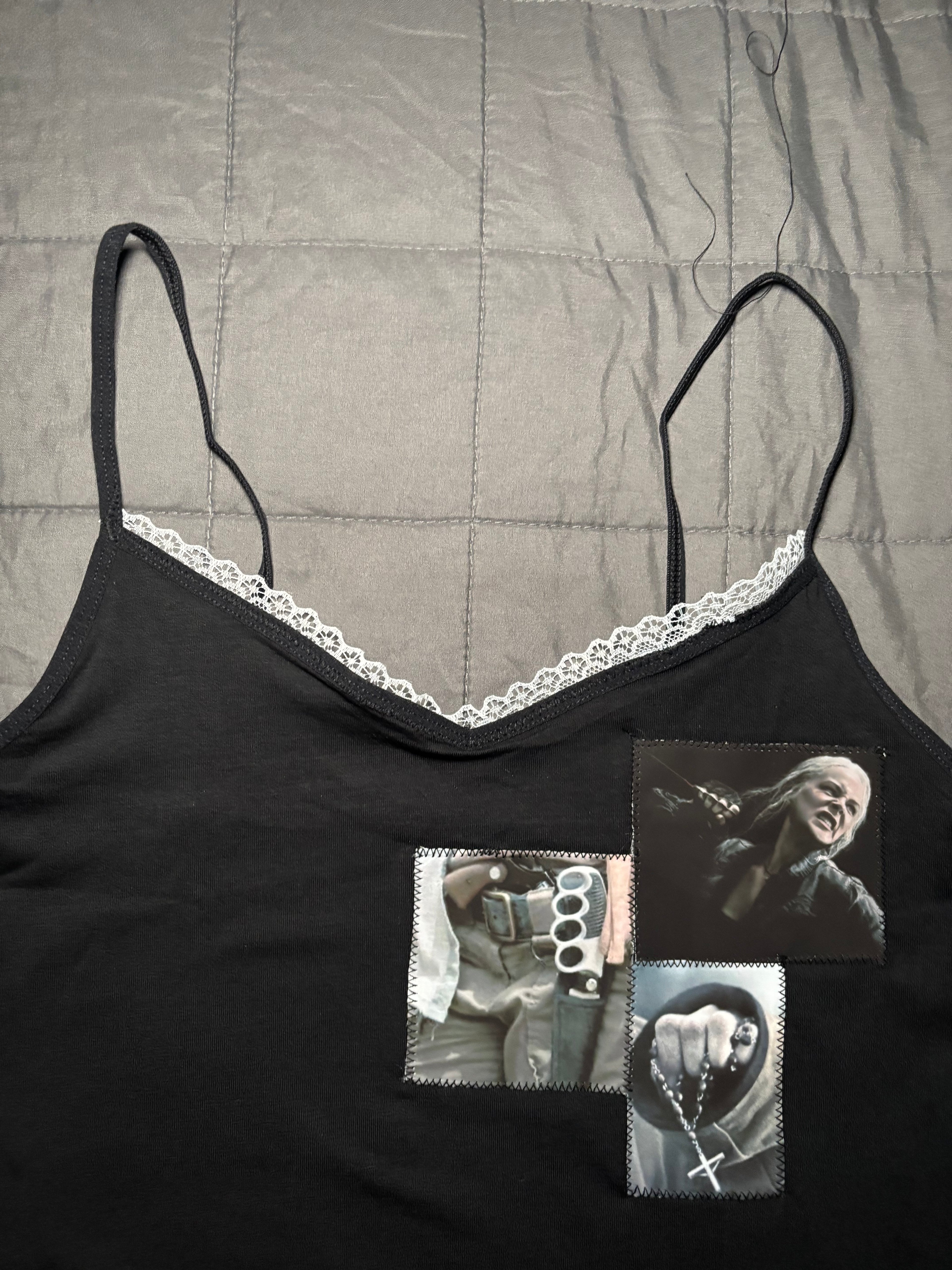 Carol TWD cami laced tank top