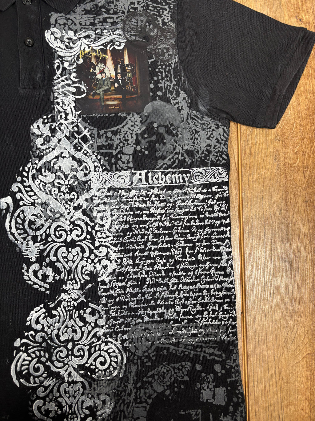 Panic At The Disco vices & virtues upcycled polo