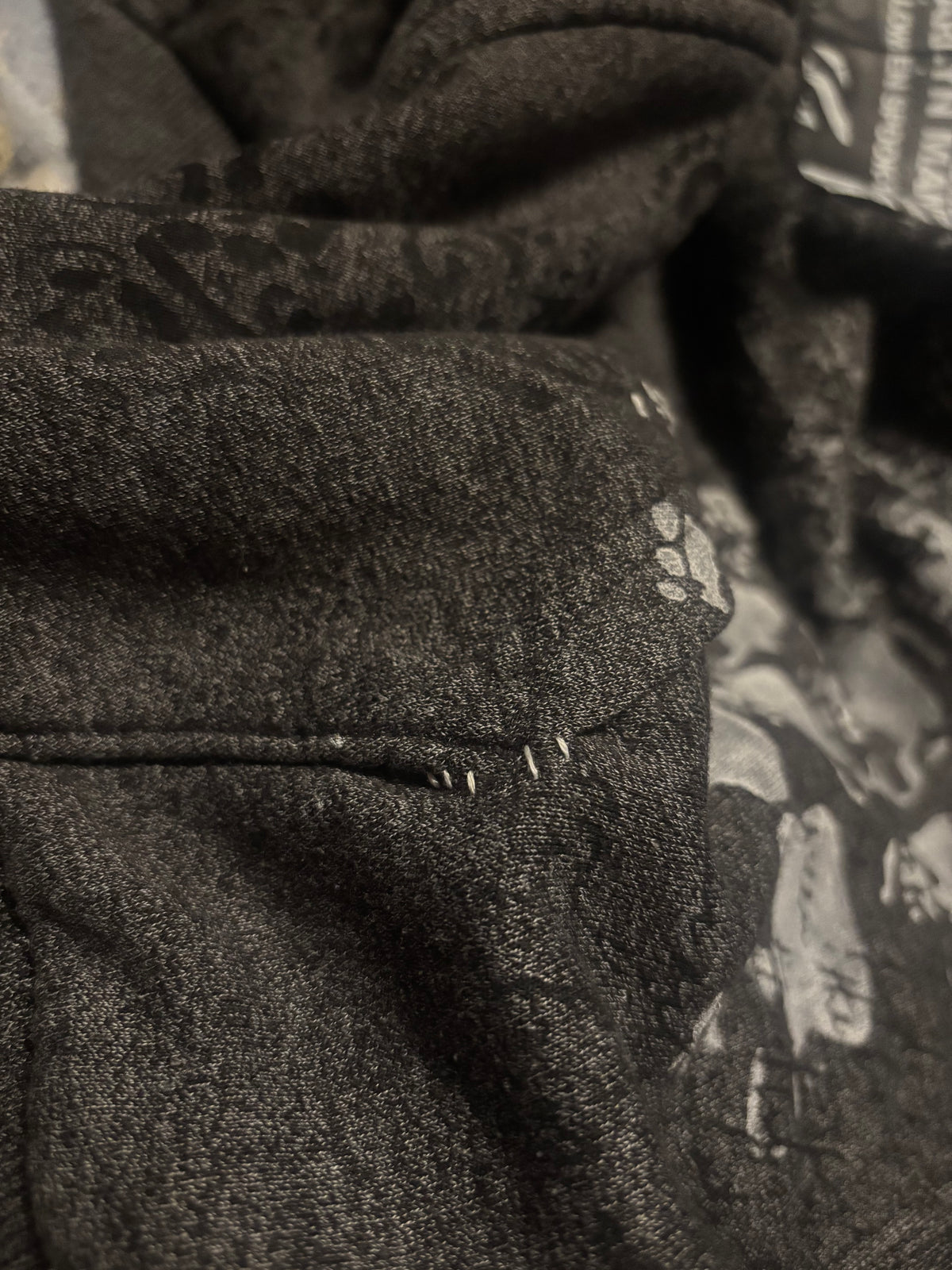 My Chemical Romance Upcycled Gray Zip Up Hoodie