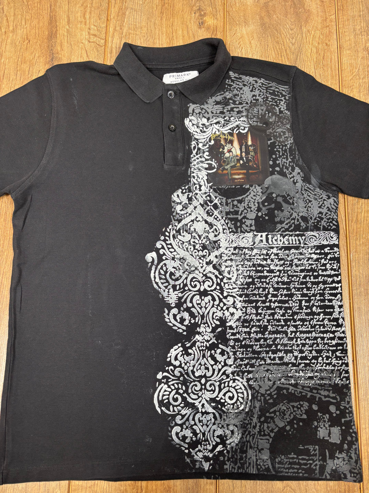 Panic At The Disco vices & virtues upcycled polo