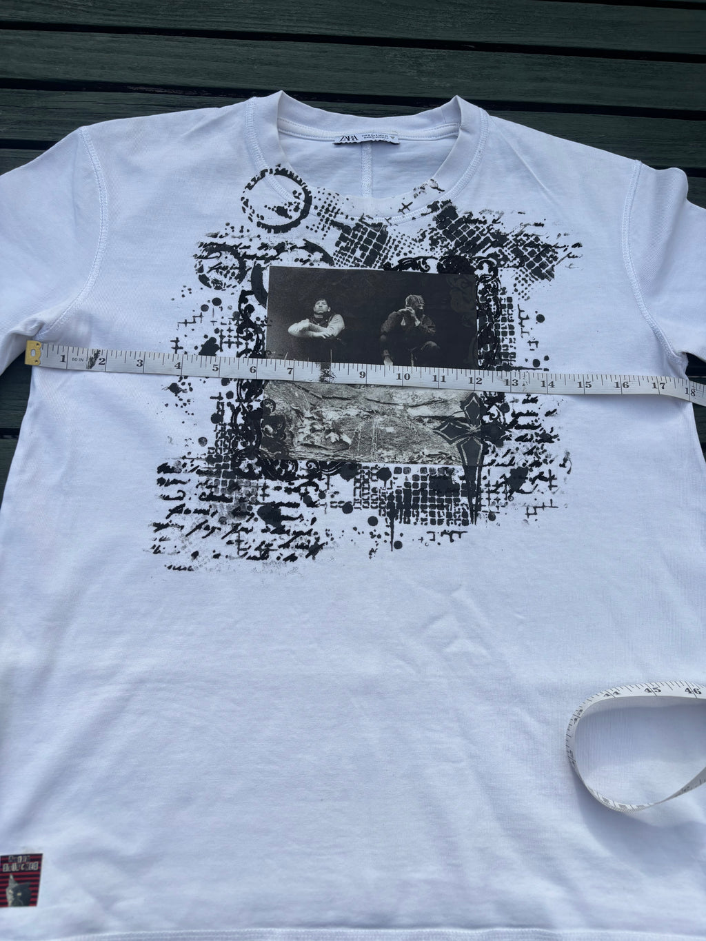 Twenty one pilots thick boxy fit white tshirt