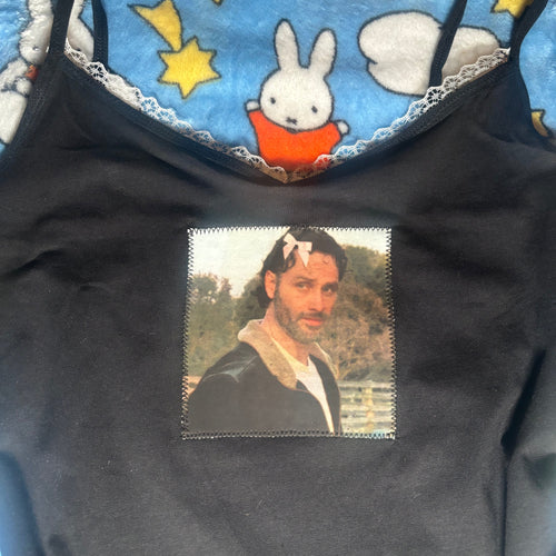 Rick Grimes TWD cami laced tank top
