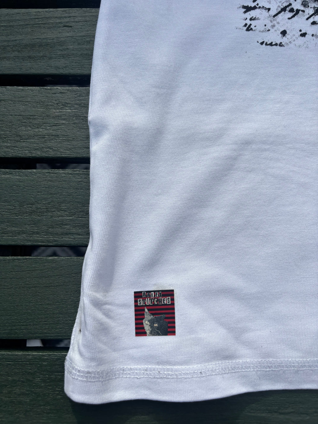 Twenty one pilots thick boxy fit white tshirt