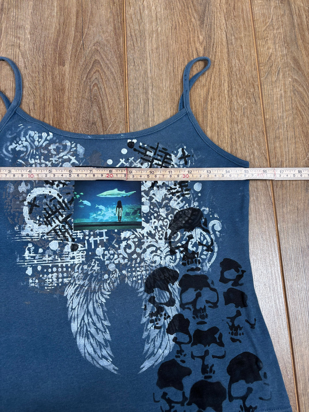 Bring Me The Horizon Count Your Blessings tank top upcycled