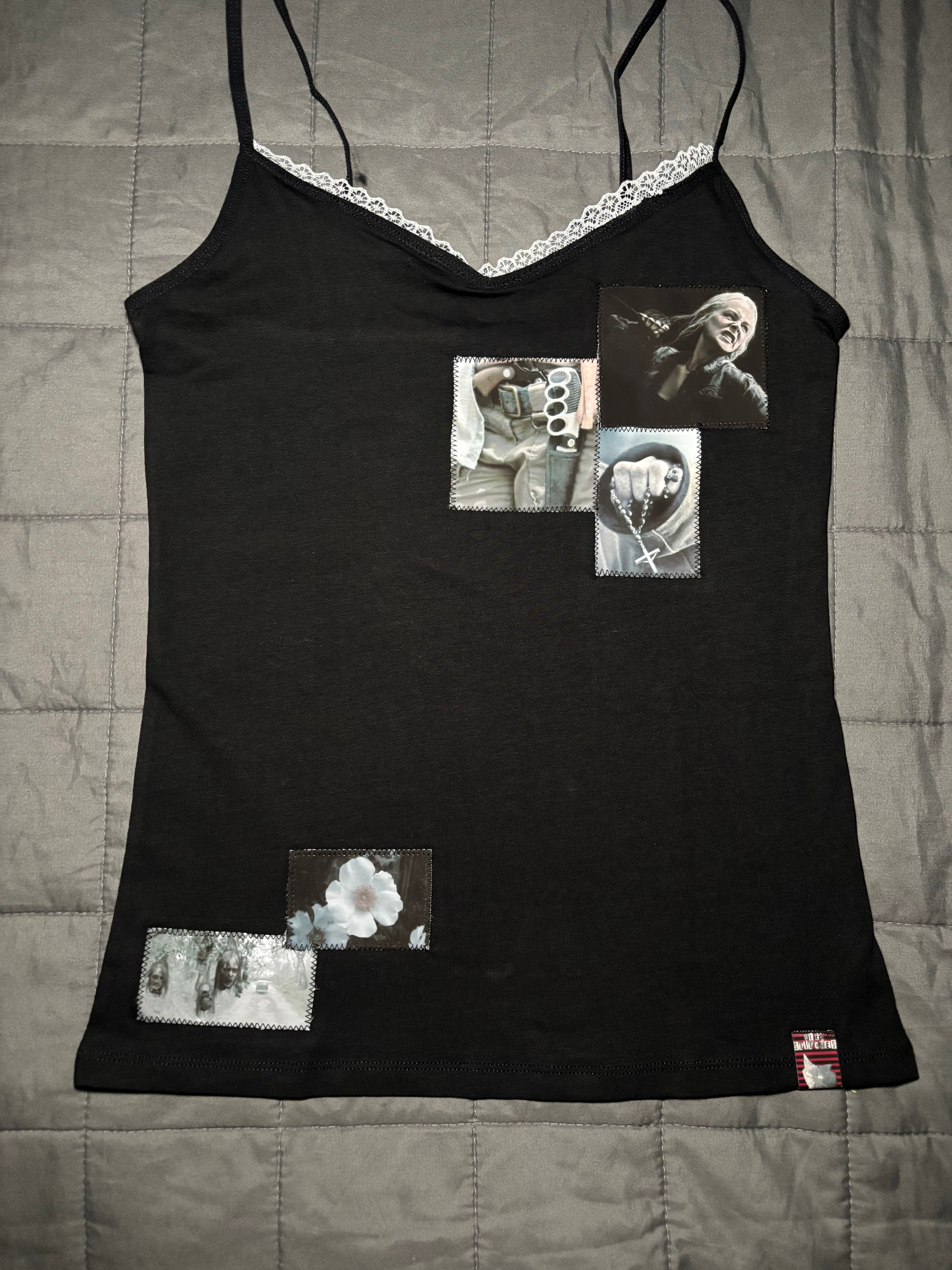 Carol TWD cami laced tank top