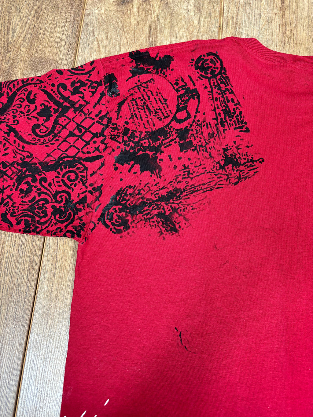 Red My Chemical Romance upcycled tshirt