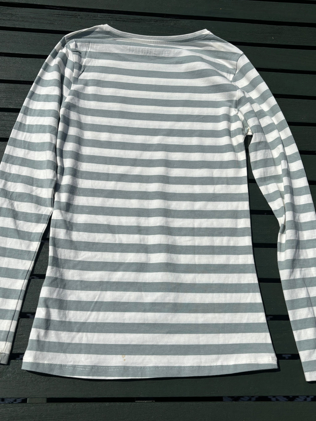 Pretty Odd Panic at the Disco pale teal and white long sleeved