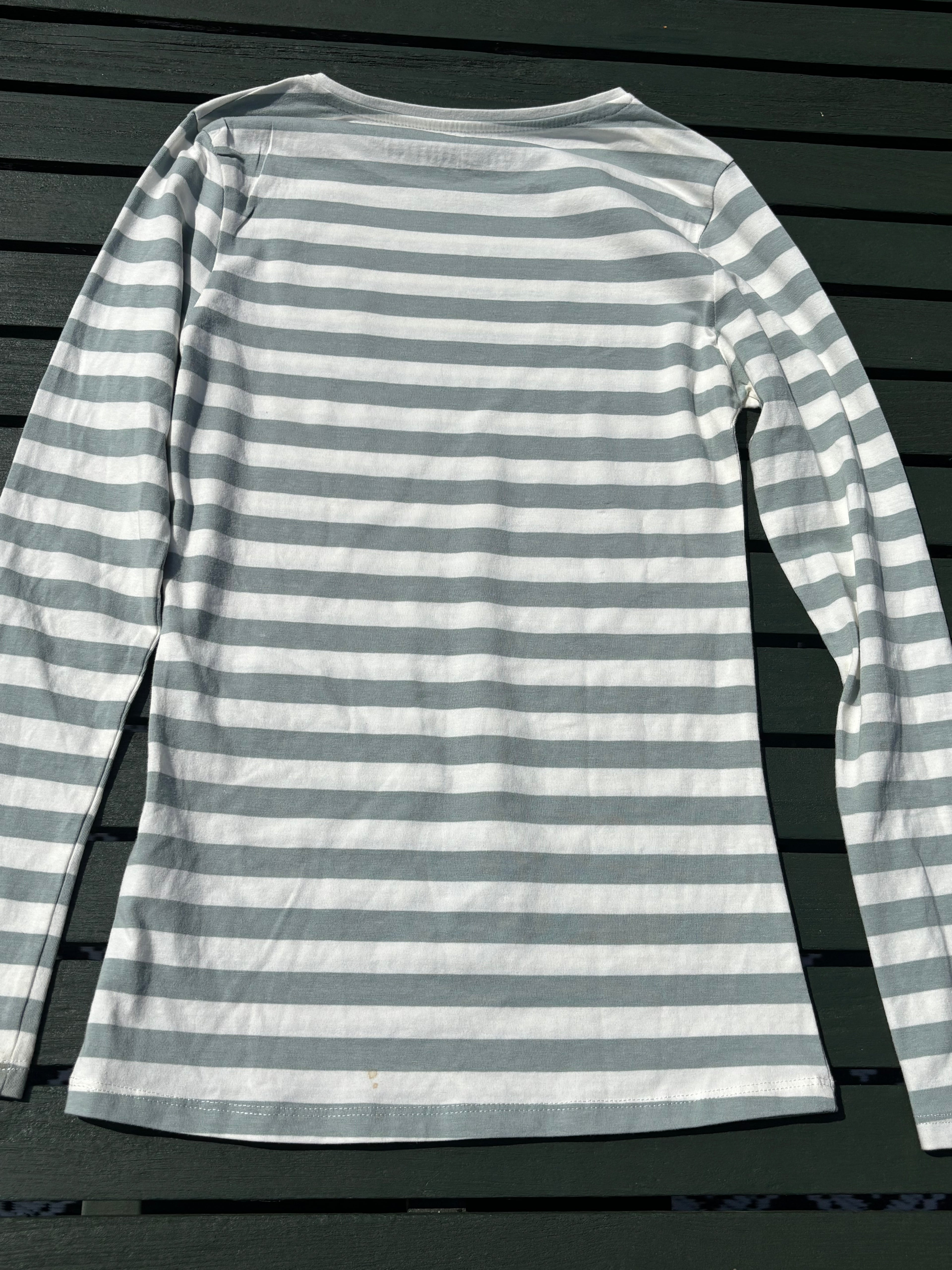 Pretty Odd Panic at the Disco pale teal and white long sleeved