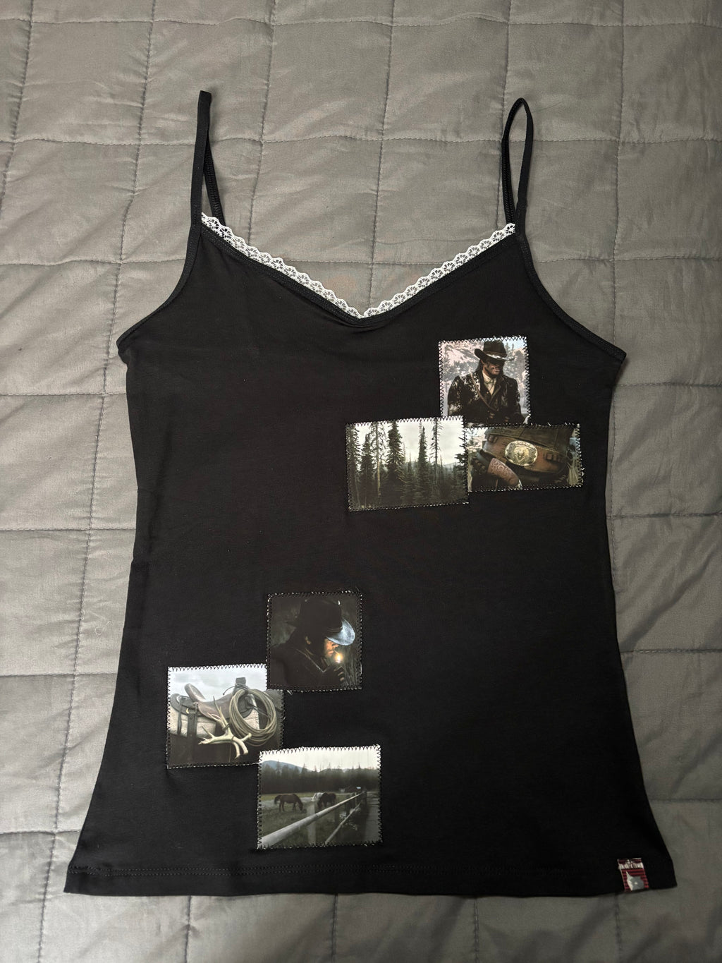 Arthur Morgan and John Marston RDR2 cami laced tank top