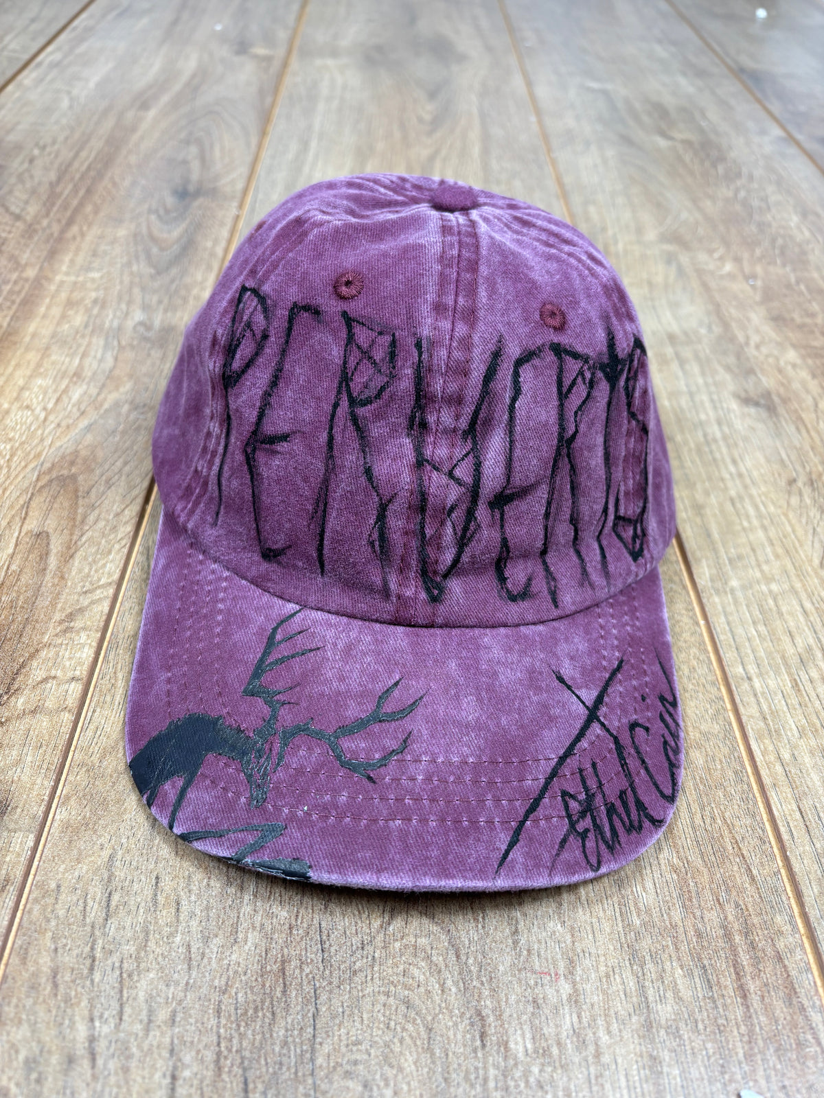Ethel Cain Inspired Purple Washed Cap