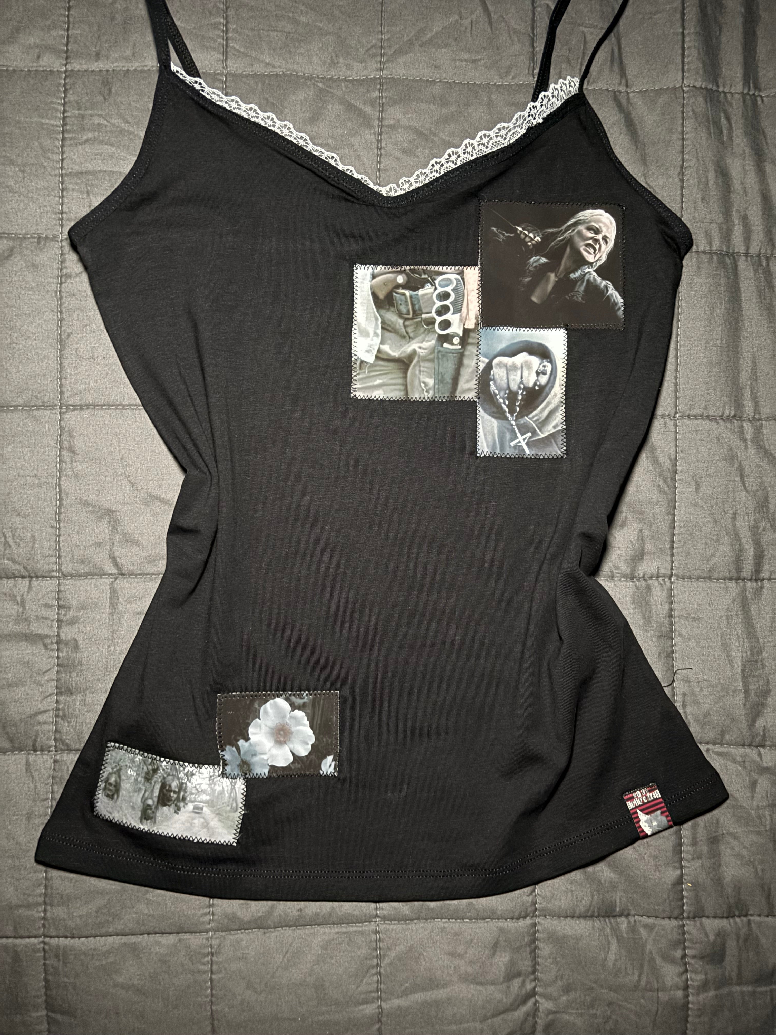 Carol TWD cami laced tank top