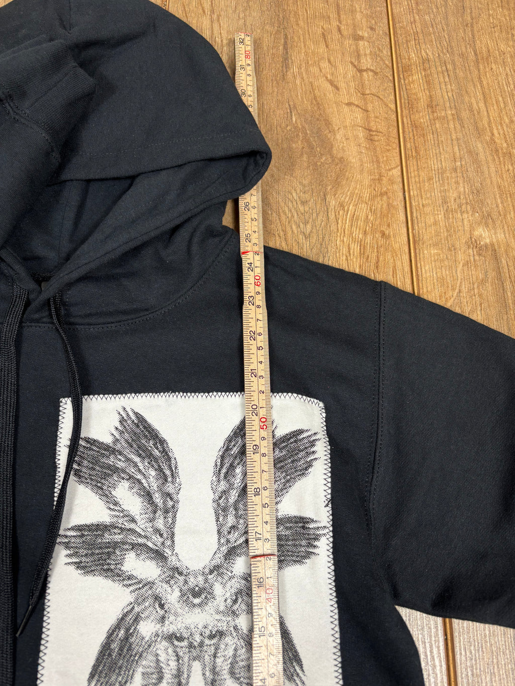 Alternative Black And White Patchwork Hoodie