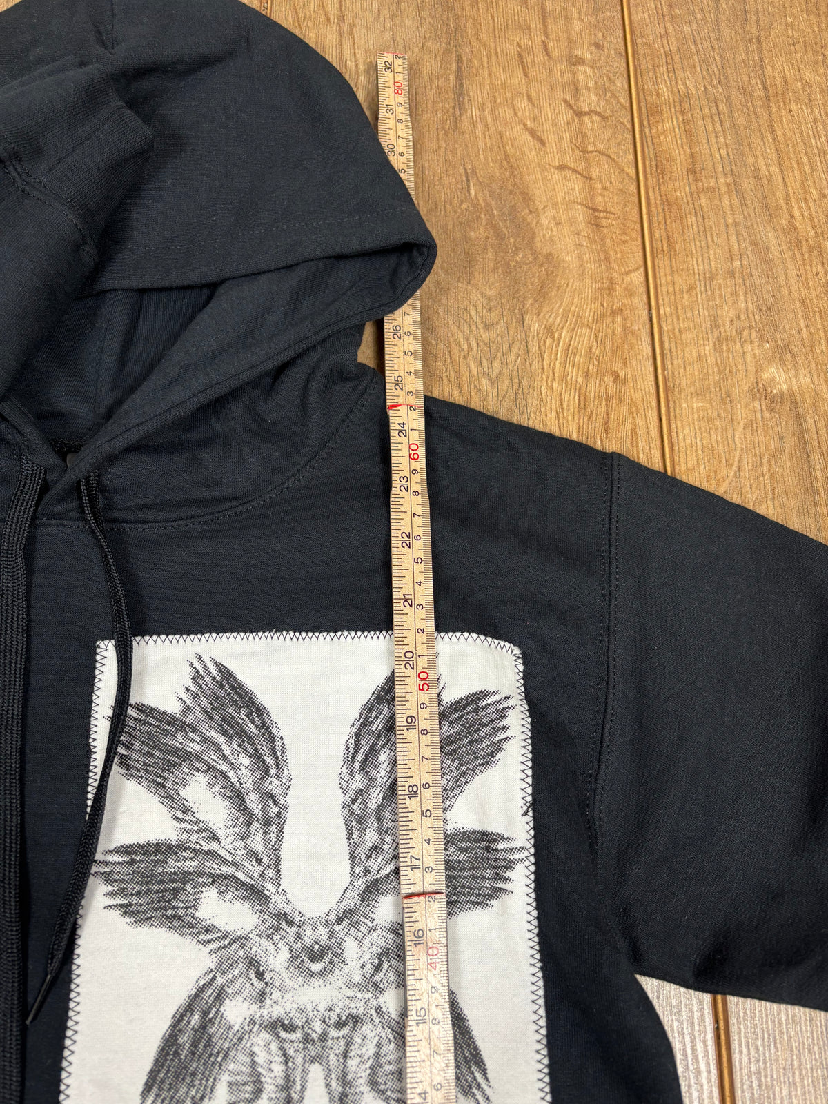 Alternative Black And White Patchwork Hoodie