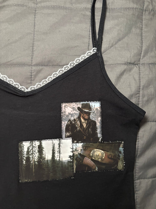 Arthur Morgan and John Marston RDR2 cami laced tank top