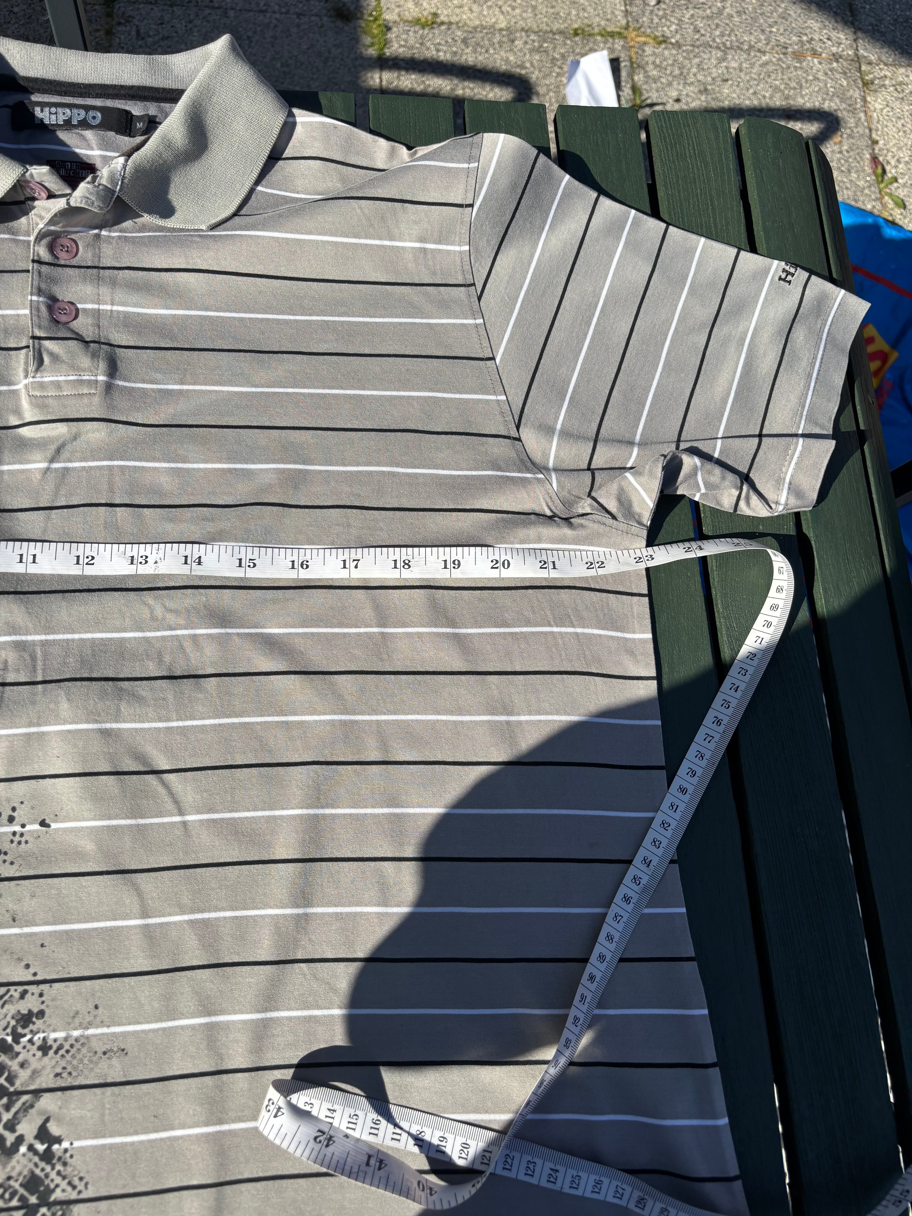 Junji Ito inspired striped shirt