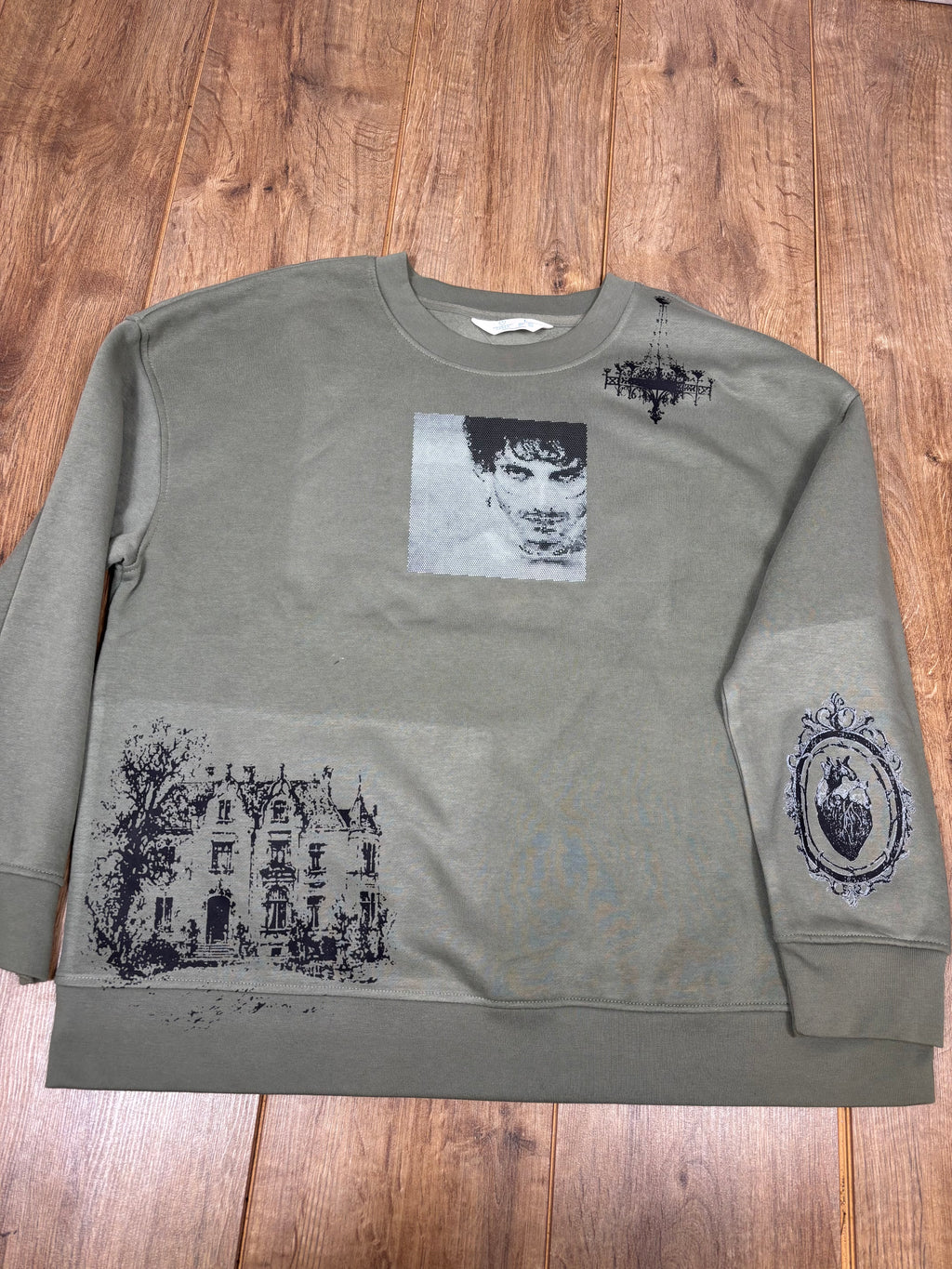 Green Hannibal inspired jumper
