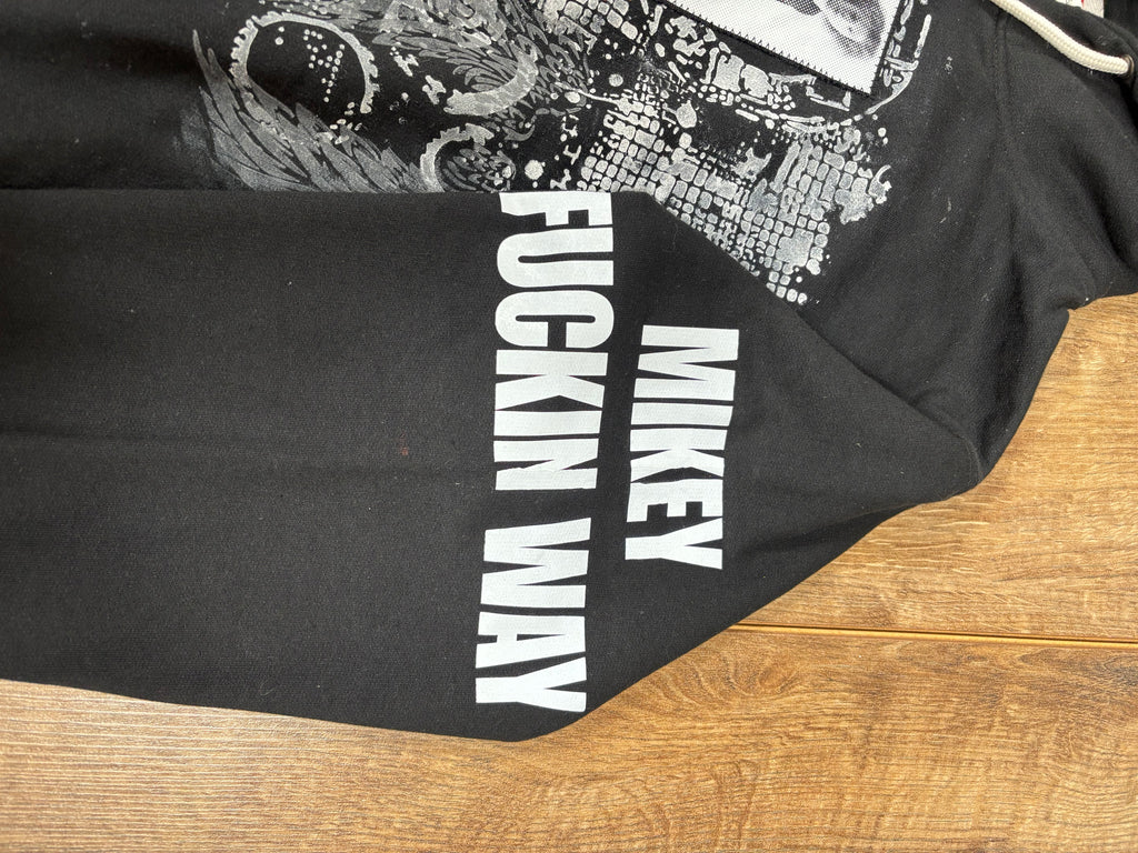 Upcycled my chemical romance zip up jumper