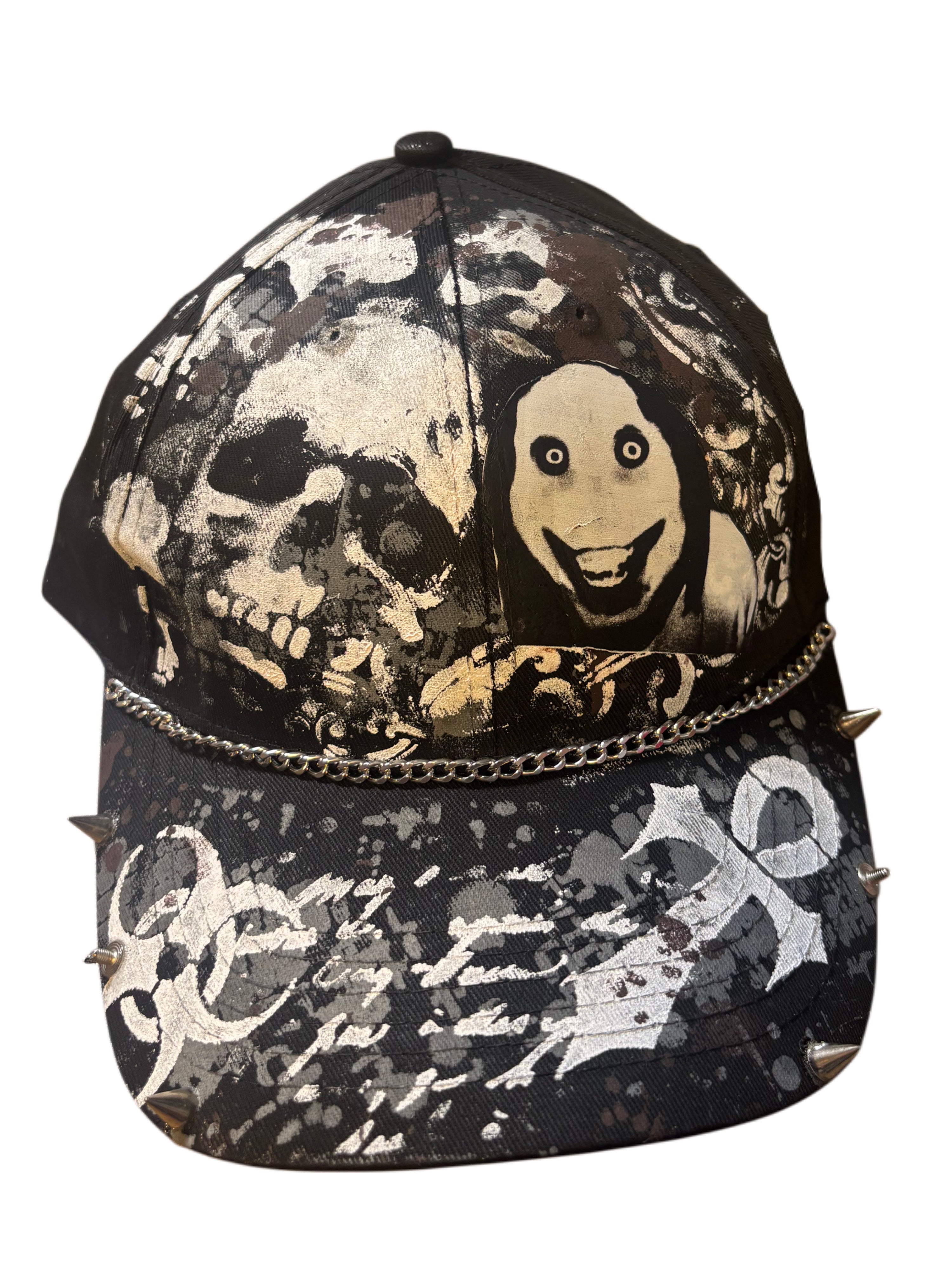 Creepypasta Jeff the killer hat with metal work