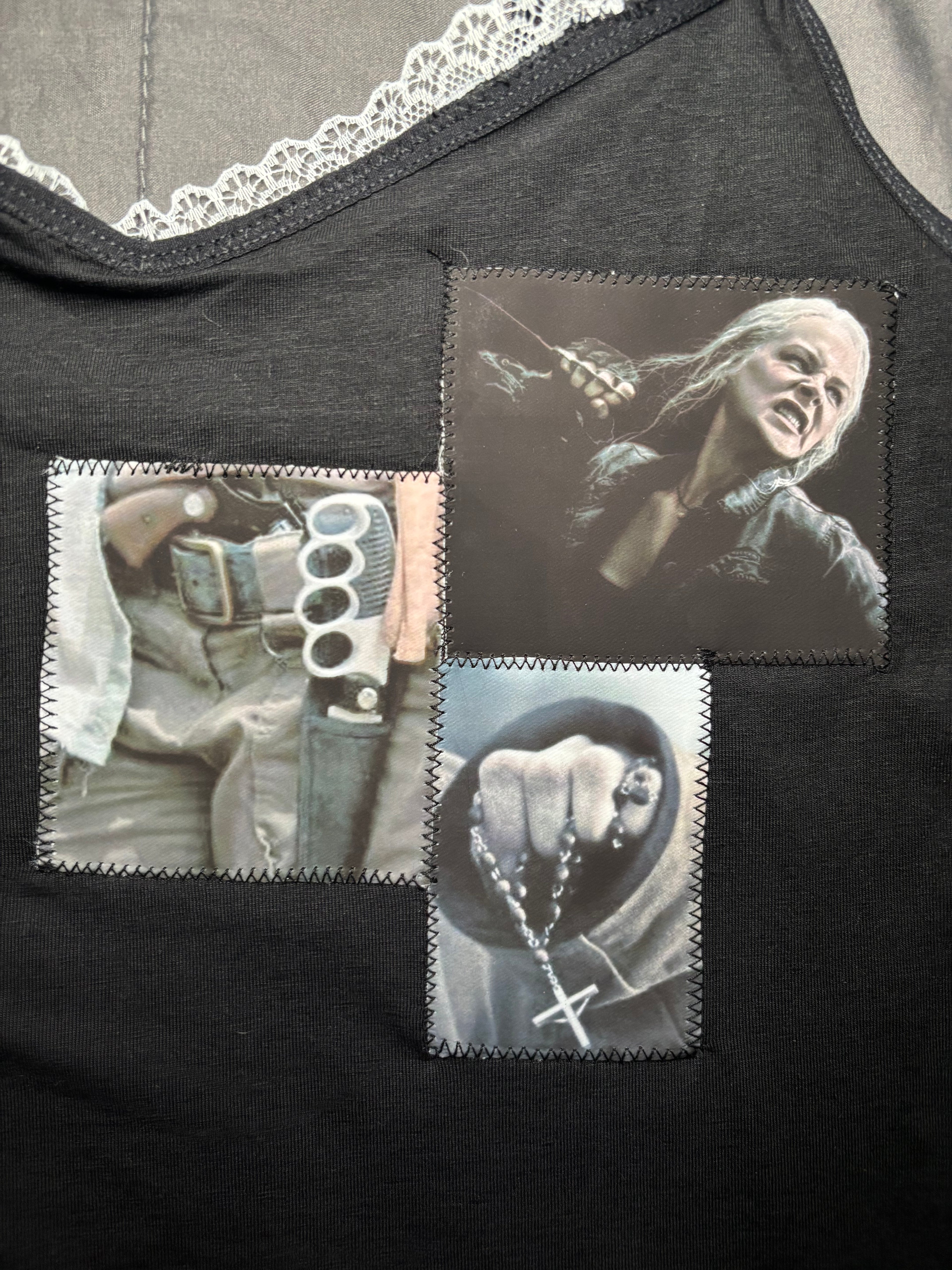 Carol TWD cami laced tank top