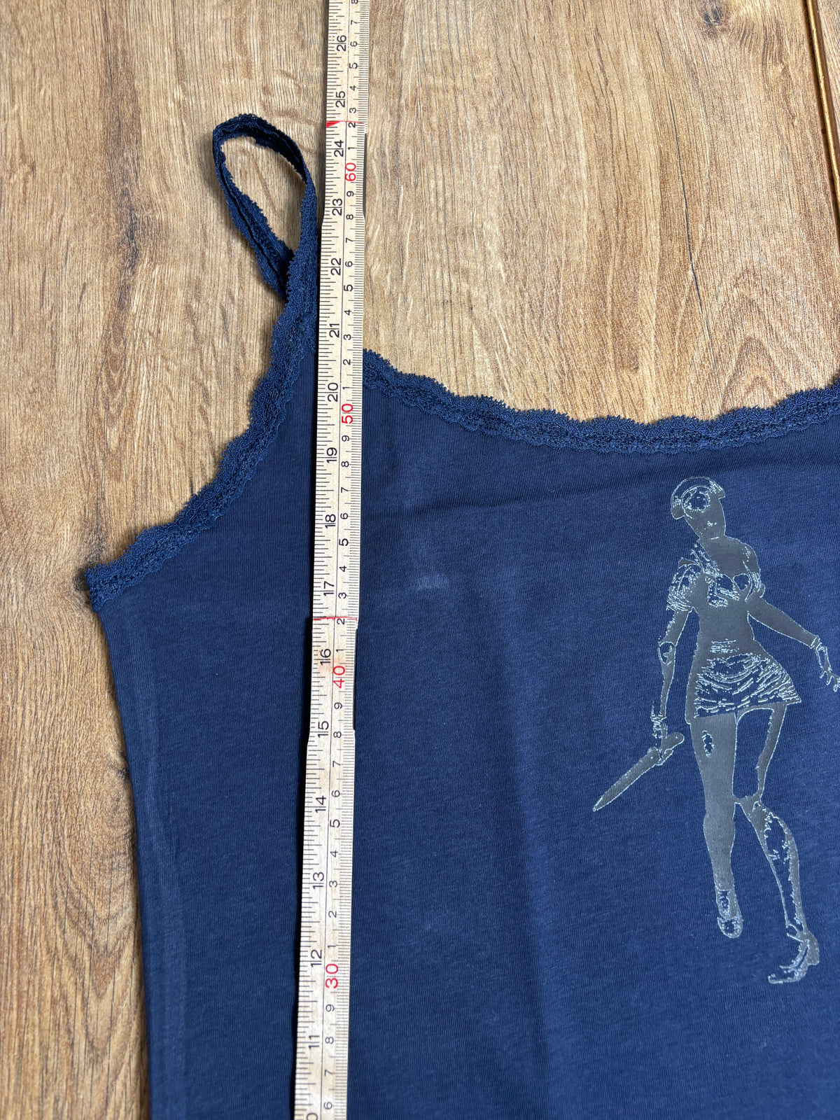 Upcycled Dark Blue Vest Resident Evil Inspired