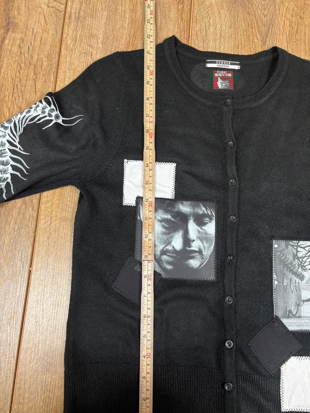 Upcycled Hannibal inspired patchwork cardigan