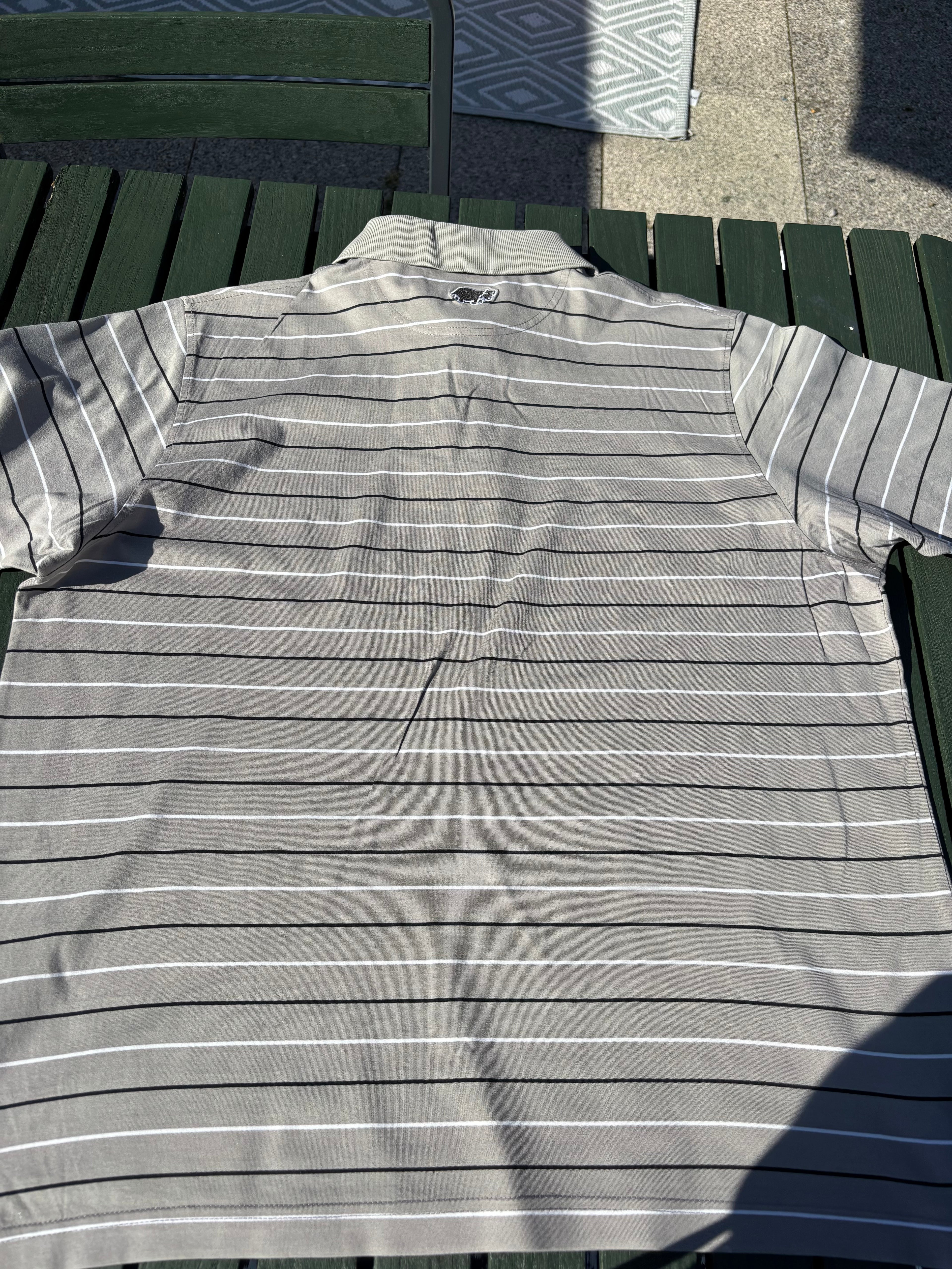 Junji Ito inspired striped shirt