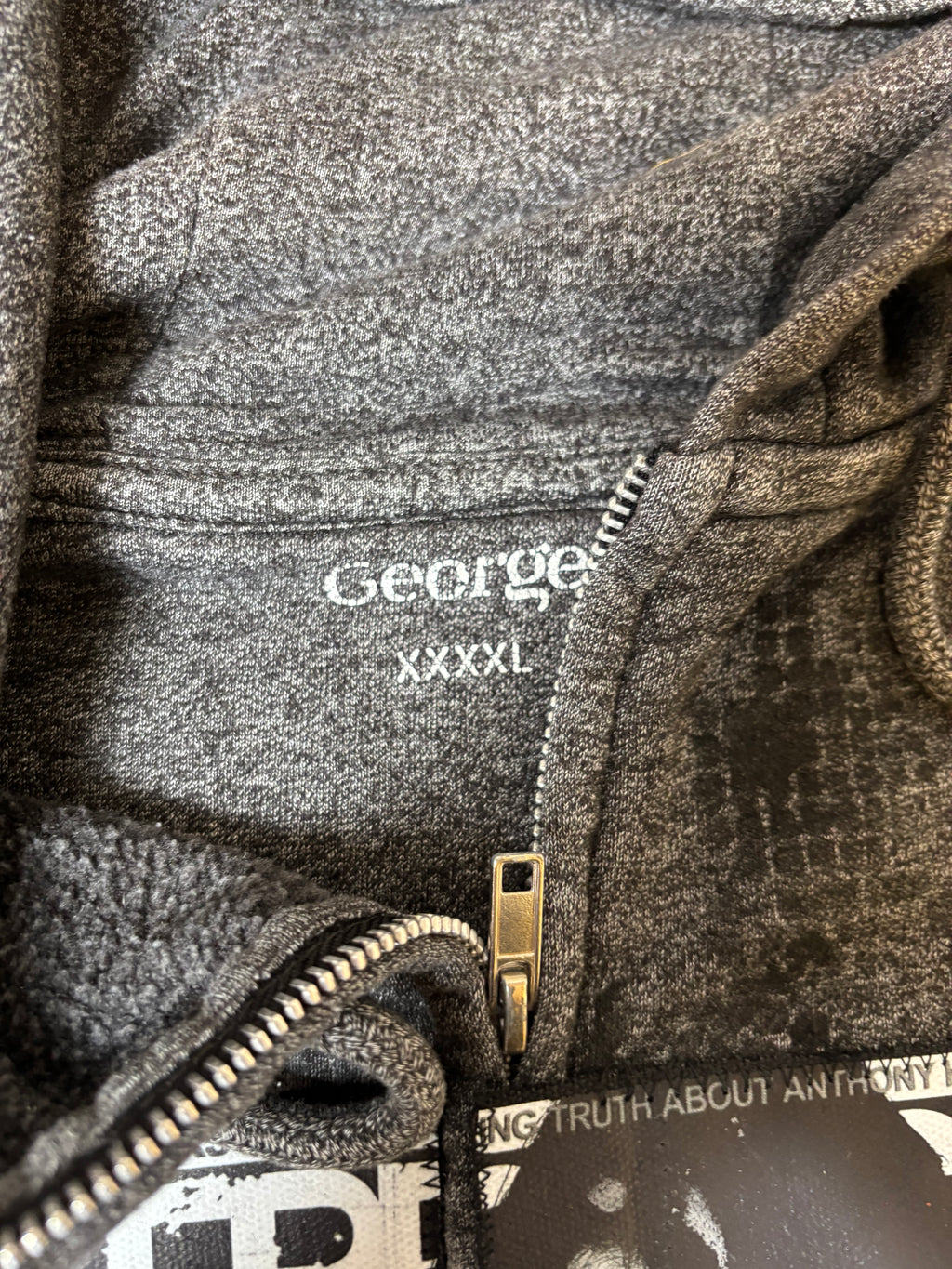 My Chemical Romance Upcycled Gray Zip Up Hoodie