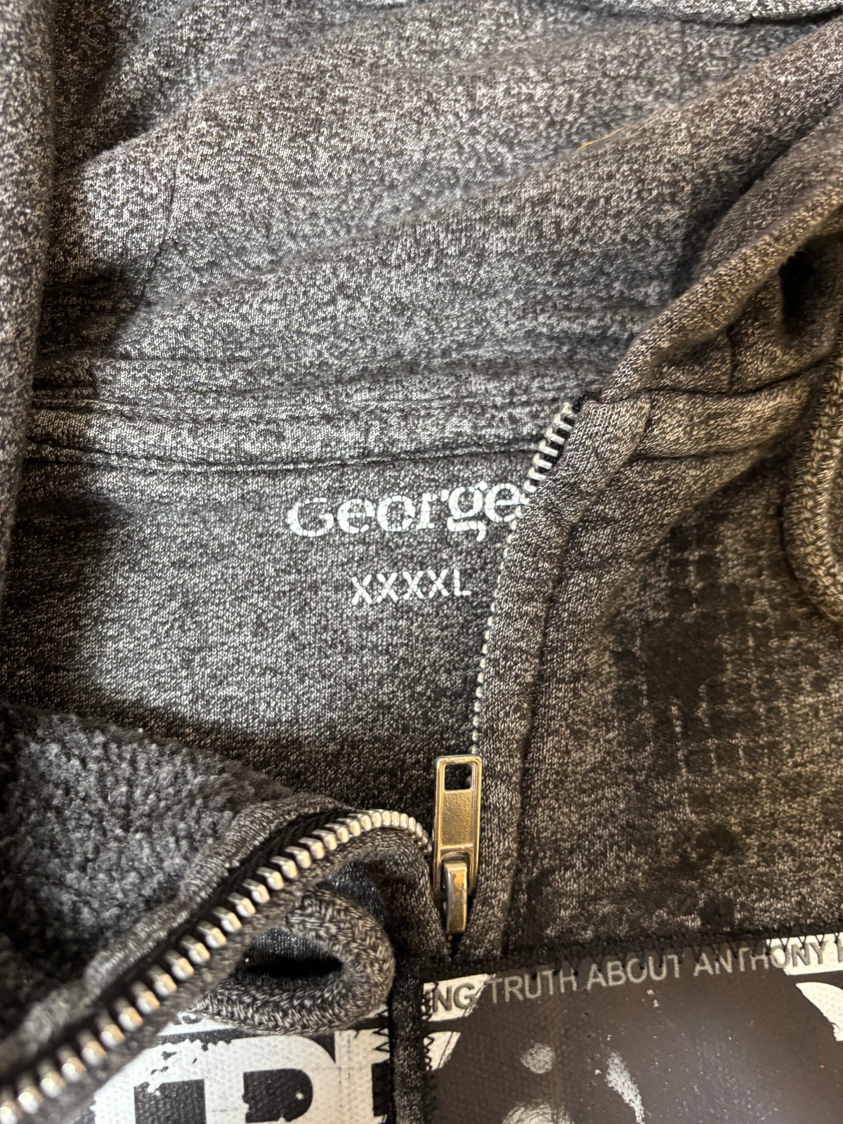 My Chemical Romance Upcycled Gray Zip Up Hoodie
