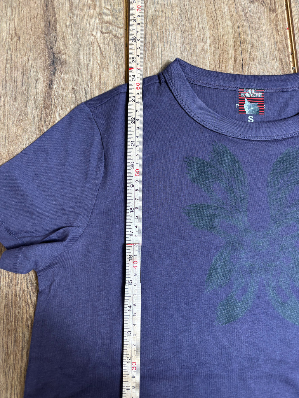 Purple Ladys Short Sleeve T-Shirt with Angel Print