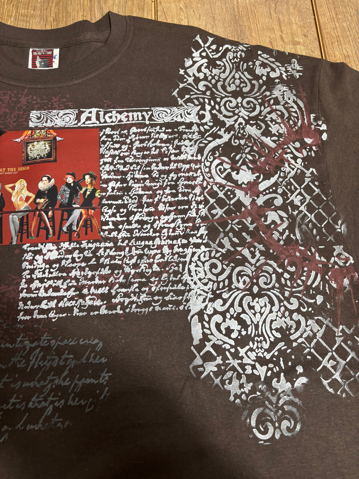Panic At The Disco Brown Short Sleeve T-Shirt