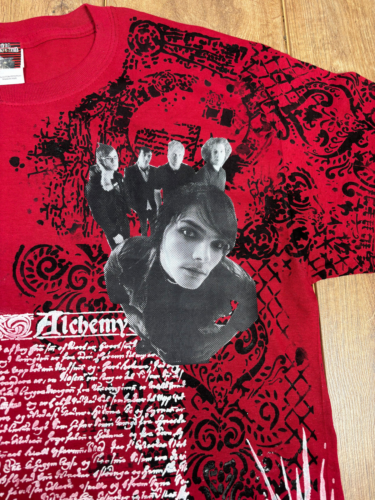 Red My Chemical Romance upcycled tshirt