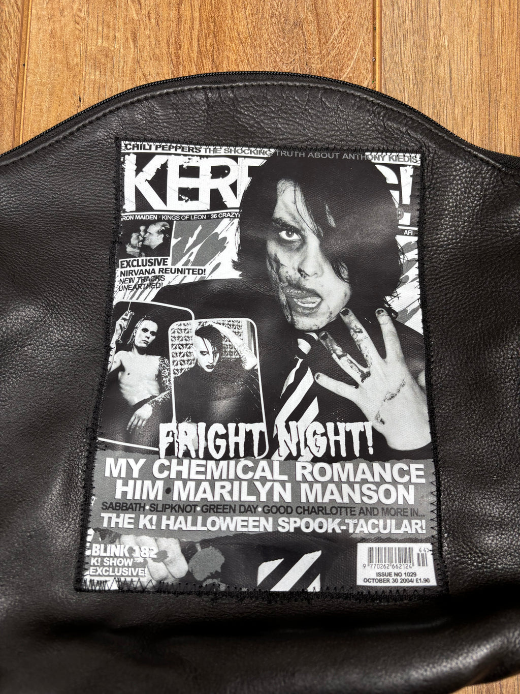 My Chemical Romance upcycled shoulder bag