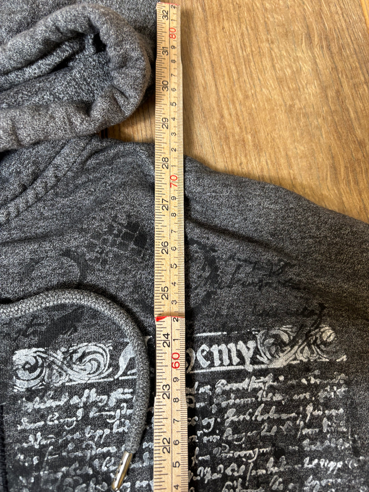 My Chemical Romance Upcycled Gray Zip Up Hoodie